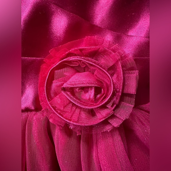 ❤️ Red Glittery Tulle Emily West Holiday Dress size 16 ❤️ - Picture 8 of 9